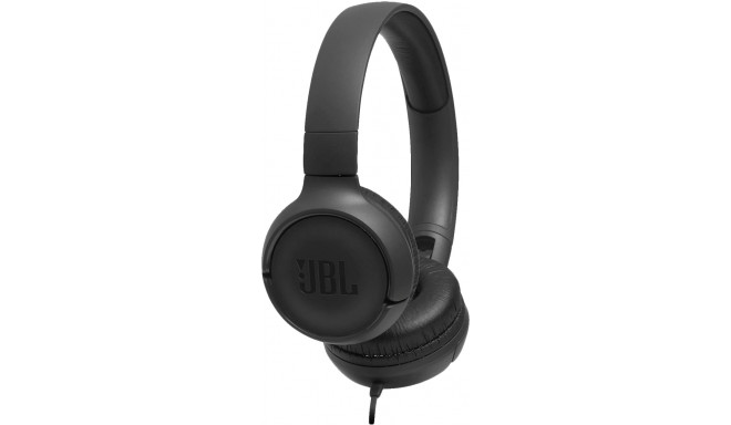 JBL kõrvaklapid + mikrofon Tune 500, must