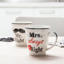 Romantic Items mug set Mr. Right & Mrs. Always Right