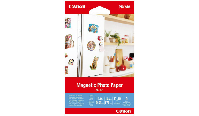 Canon photo paper Magnetic MG-101 10x15cm 5 sheets