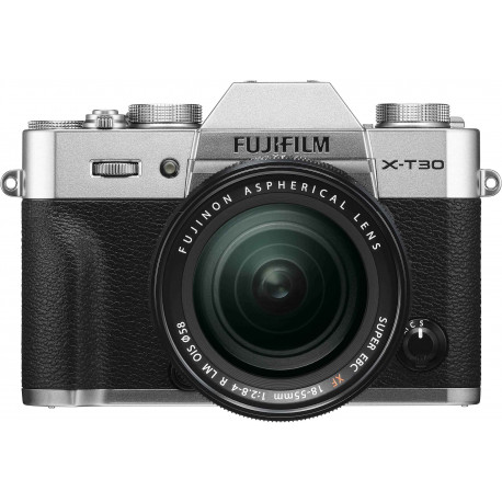 Fujifilm X-T30 + 18-55mm Kit, sudrabots