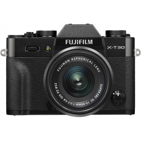 Fujifilm X-T30 + 15-45mm Kit, melns