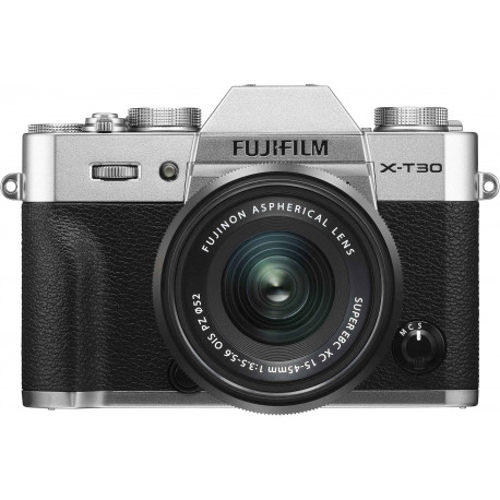 Fujifilm X-T30 + 15-45mm Kit, sudrabots
