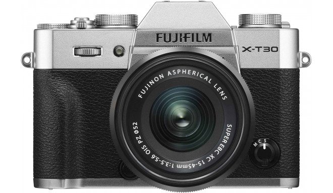 Fujifilm X-T30 + 15-45мм Kit, серебристый