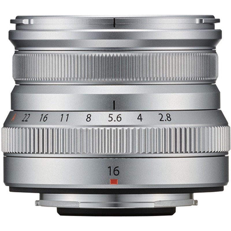 Fujifilm XF 16mm f/2.8 R WR lens, silver Lenses Photopoint.lv