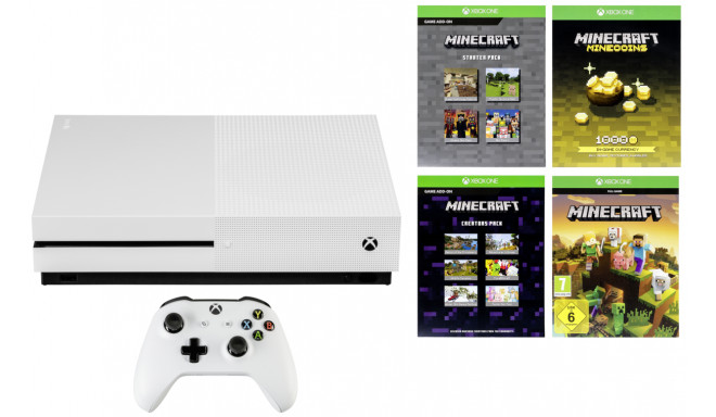 Microsoft Xbox One S 1TB incl. Minecraft