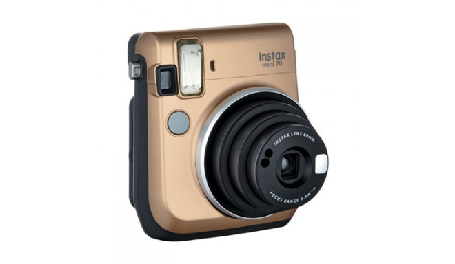 Fujifilm Instax Mini 70 camera Gold, 0.3m - ∞