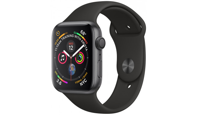 Apple Watch 4 GPS 40мм Sport Band, черный