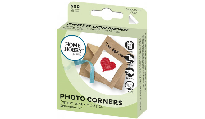 3L photo corners 500pcs, transparent