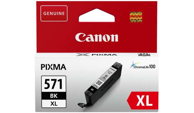 Canon tintes kasetne CLI-571XL, melna