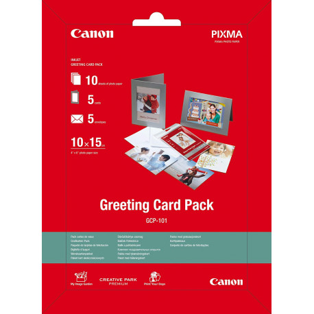 Canon fotopapīrs GCP-101 10x15 Greeting Card 170g 10 lapas
