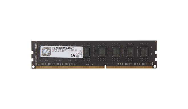 MEMORY DIMM 4GB PC12800 DDR3/F3-1600C11S-4GNT G.SKILL