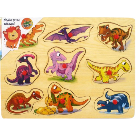 Brimarex puzle mazuļiem Dinozauri 9gb.