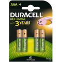 Duracell akumulators AAA LR3 750mAh 4gb.