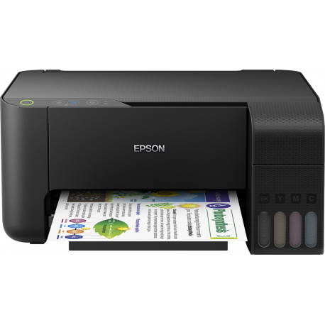 Струный принтер Epson EcoTank L3110 3в1, черный
