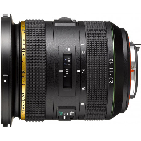 HD Pentax DA 11-18mm f/2.8 ED DC WR AW objektīvs