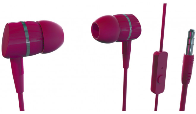 Vivanco kõrvaklapid + mikrofon Smartsound, punane (38012)