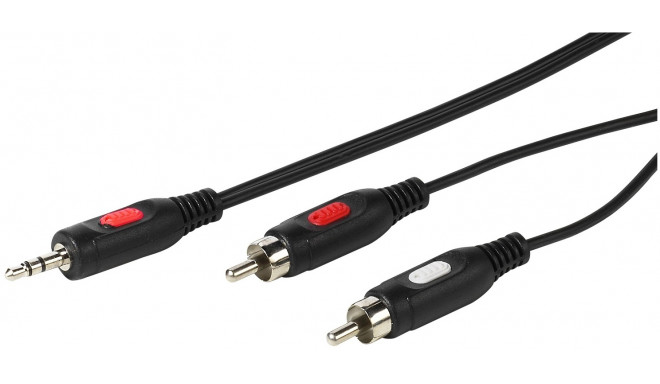 Vivanco cable 3.5mm - 2xRCA 1.5m (46030)