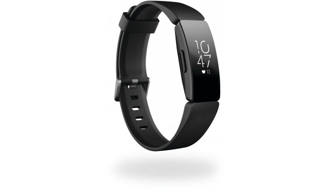 Fitbit aktivitātes trekeris Inspire HR S/L, melns