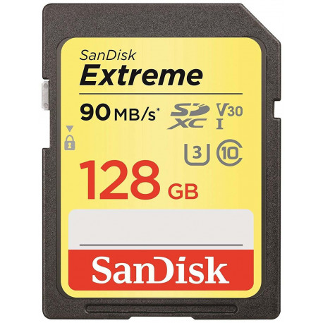 SanDisk memory card SDXC 128GB Extreme Video V30 (opened package)