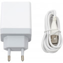 Platinet USB charger + cable 2xUSB 3400mA, white (43723)