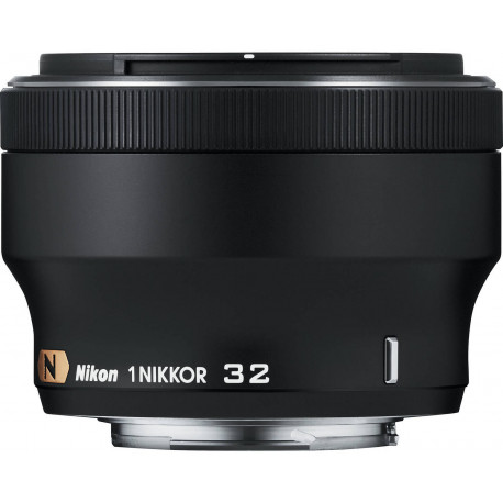 Nikon 1 Nikkor 32mm f/1.2 objektiiv, must