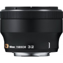 Nikon 1 Nikkor 32mm f/1.2 lens, black
