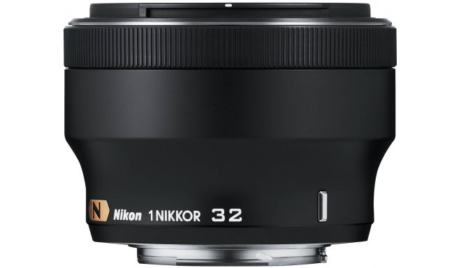 Nikon 1 Nikkor 32mm f/1.2 objektīvs, melns