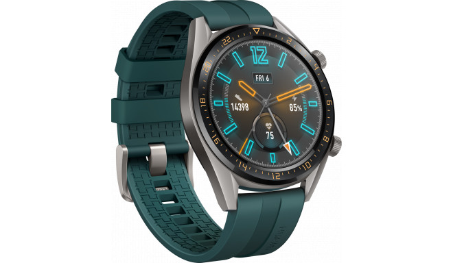 Huawei Watch GT, titanium grey/зеленый
