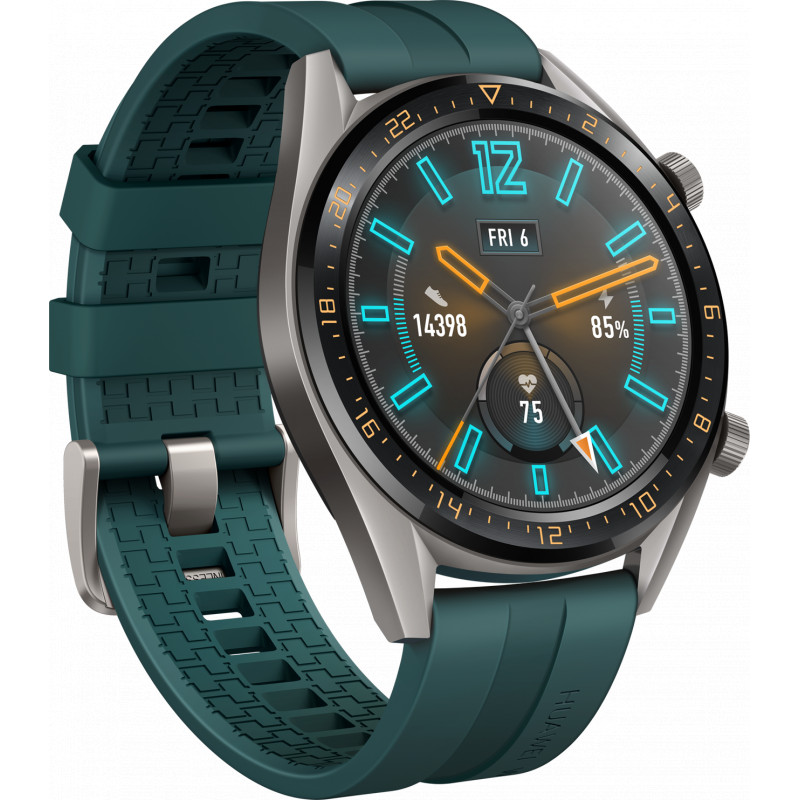 Huawei Watch GT, titanium grey/зеленый