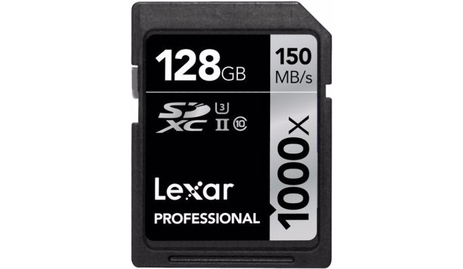 Lexar memory card SDXC 128GB Pro 1000x UHS-II U3 V60