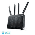 Wireless Router|ASUS|Wireless Router|1900 Mbps|IEEE 802.11ac|USB 3.0|1 WAN|4x10/100/1000M|4G|4G-AC68