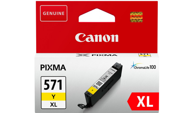 Canon tintes kasetne CLI-571XL, dzeltena