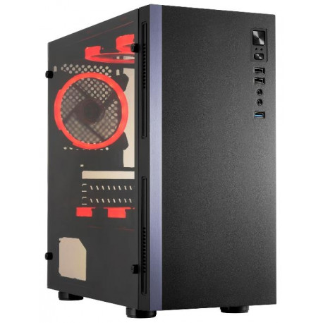 Golden Tiger computer case Raptor F-35 MidiTower 600W MicroATX, black ...