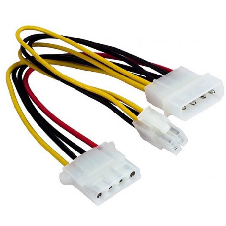 Gembird кабель 2xMolex - 4-pin CC-PSU-4