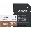 Lexar memory card microSDXC 128GB Pro 667x U3 V30 + adapter