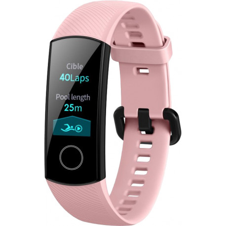 Huawei aktivitātes trekeris Honor Band 4, koraļļu rozā
