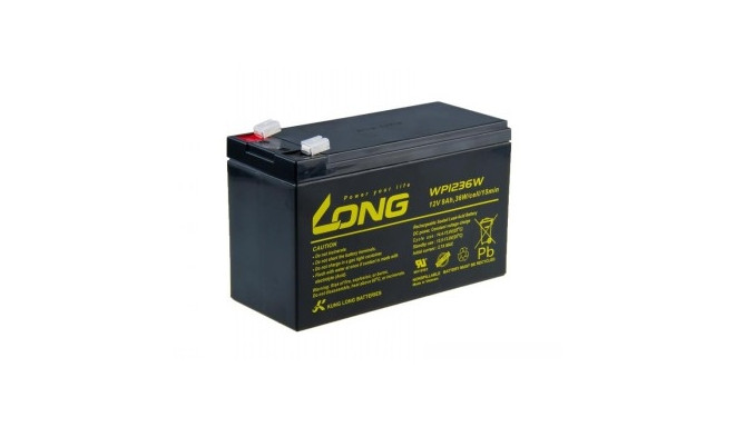 LONG 12V 9AH LEAD-ACID BATTERY HIGHRATE F2 (WP1236W)