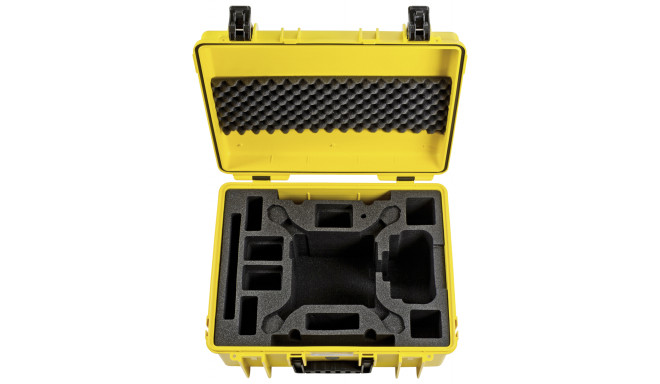 B&W Copter Case Type 6000/Y yellow DJI Phantom 4 Pro Inlay