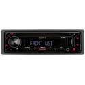 Sony car radio CDX-G1300U, red