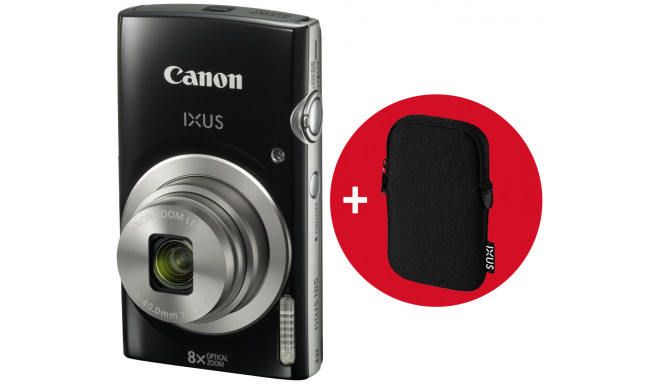 Canon IXUS 185 black Essential Kit