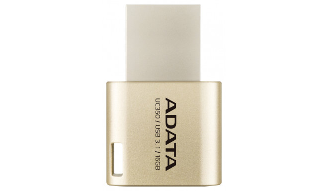 ADATA OTG Stick UC350 Gold 16GB USB-C to USB 3.0