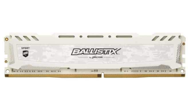 Ballistix RAM DDR4 16GB Sport LT 2666 MT/s DIMM 288pin white