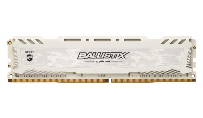 Ballistix RAM Sport LT 8GB DDR4 3200 DIMM 288pin white SR CL16