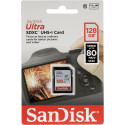 SanDisk mälukaart SDXC 128GB Ultra 80MB/s UHS-I Class 10 (SDSDUNC-128G-GN6IN)