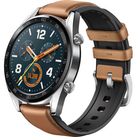 Huawei Watch GT, серебристый/коричневый