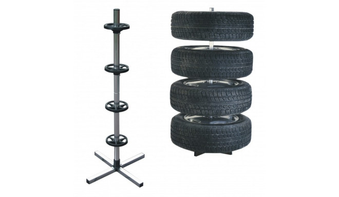 car tyre holding rack 4 tyres