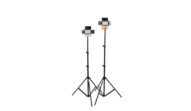 Falcon Eyes LED Lamp Set Dimmable DV-160V with lightstands