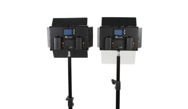 Falcon Eyes LED Lamp Set Dimmable DV-384CT with light stands