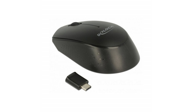 Delock juhtmevaba hiir 12526 USB-C, black