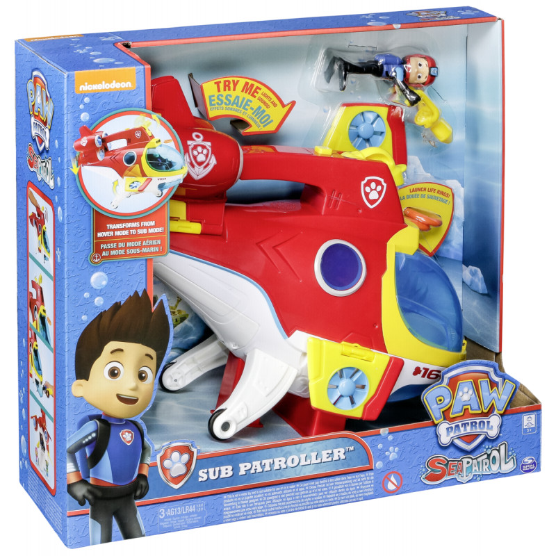 spin master paw patrol sub patroller